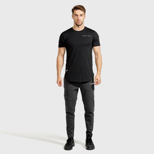 Razor Back Tee - Jet Black