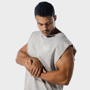 Golden Era Sweat Tank - Light Grey Marl