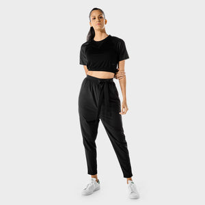 Women's Fitness - Crop Top - Black