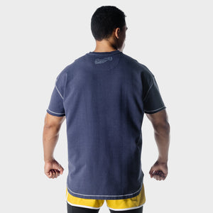 Golden Era Oversized Crew T-shirt - Patriot Blue