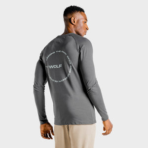 Luxe Long Sleeves Tee - Slate