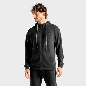 Luxe Zip Up - Onyx