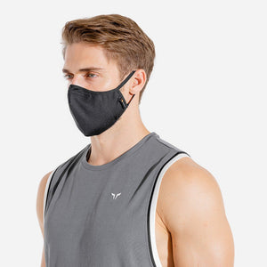 Pack of 2 - Polygiene® 4-Layer Reusable Mask - Black