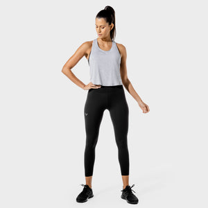 Women's Fitness - Wrap Tank - Grey Marl