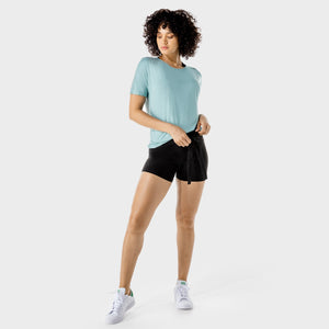 Women's Fitness - Oversized Tee - Basil