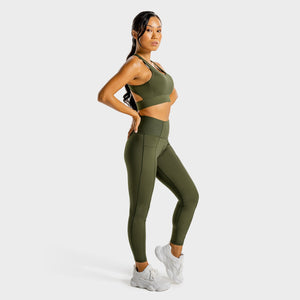 Core Bra - Khaki