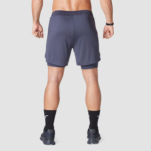 Core Mesh 2-in-1 Shorts - Charcoal