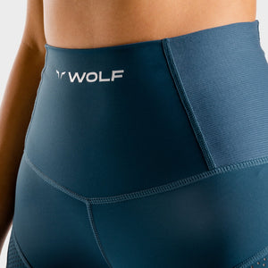 Wolf Leggings - Peacock