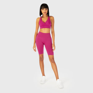 Infinity Seamless Workout Shorts - Festive Fuchsia