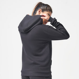 Essential Zip Up Hoodie - Black