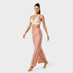 Women's Fitness - Wide Leg Pants - Peachy Keen