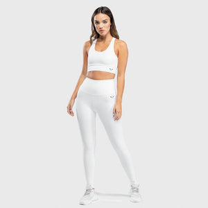 Hera High-Waisted Leggings - White