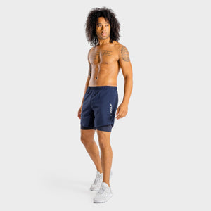 Primal 2-in-1 Shorts - Navy