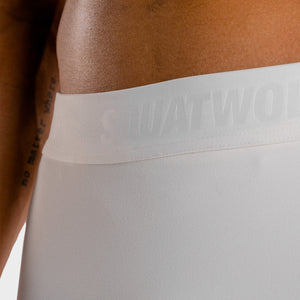 Wolf Compression Shorts - White