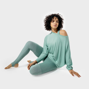 Women's Fitness - Drape Tee - Basil