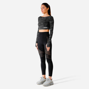 Warrior Crop Tee - Camo