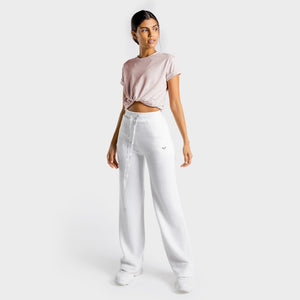 Luxe Wide Leg Pants - White