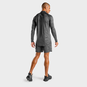 Wolf Running Top - Charcoal
