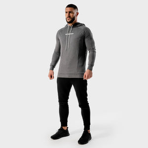 Statement Hoodie - Grey Marl