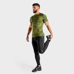 Wolf Seamless Tee - Khaki