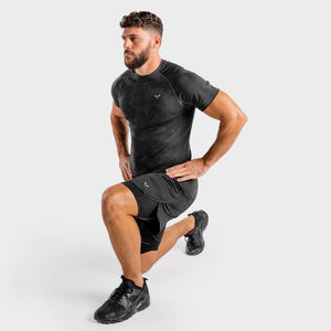 Wolf Seamless Tee - Onyx