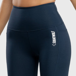 We Rise High-Waisted Leggings - Navy Blue