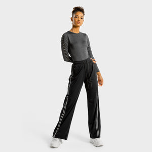 Noor Wide Leg Pants - Onyx