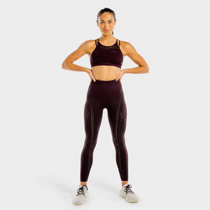 Ultra Seamless Leggings - Burgundy