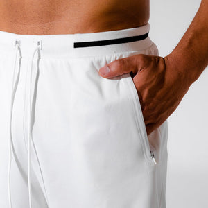 Hybrid Basketball Shorts - White