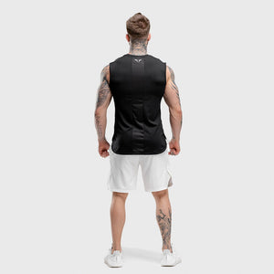Warrior Cut-Off Tank - Black
