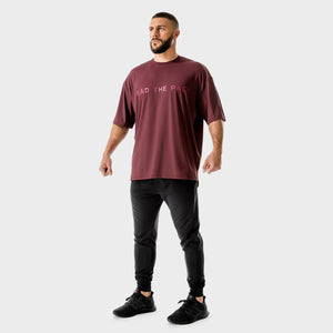 LAB360° Oversized Tee - Tawny Port