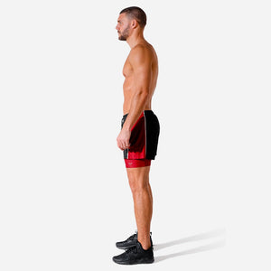 Hybrid 2-in-1 Gym Shorts - Onyx