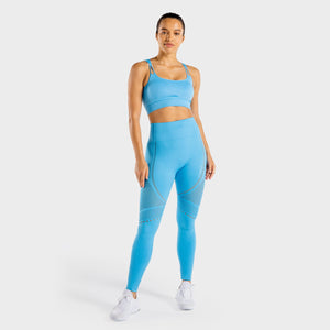 Meta Seamless Leggings - Sky Blue