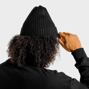 Rebel Beanie - Onyx