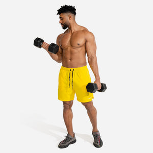 Evolve Gym Shorts - Yellow