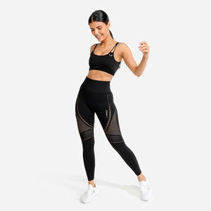 Meta Sports Bra - Black