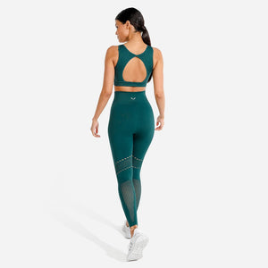 Meta Sports Bra - Teal