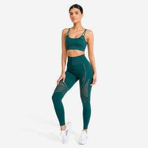 Meta Seamless Leggings - Teal