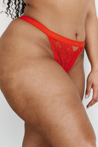 Flair Balcony Thong - Red