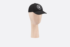 D-Player Cap • Black Cotton Blend