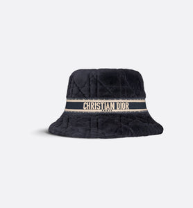 D-Bobby Cannage Small Brim Bucket Hat • Deep Blue Shearling