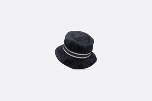 D-Bobby Cannage Small Brim Bucket Hat • Deep Blue Shearling