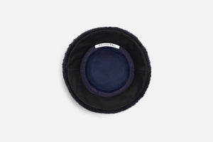 D-Bobby Cannage Small Brim Bucket Hat • Deep Blue Shearling