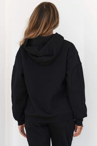 Basic Oversized Hoodie - Black