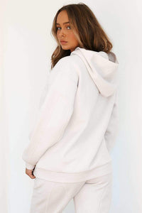 Basic Oversized Hoodie - Cream