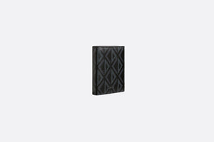 Vertical Compact Card Holder • Black CD Diamond Canvas