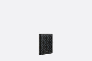 Vertical Compact Card Holder • Black CD Diamond Canvas