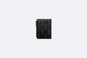 Vertical Compact Card Holder • Black CD Diamond Canvas