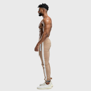 HYPE Joggers - Beige with White Panel