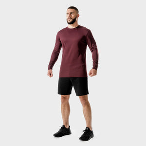 LAB360° Performance Crew Top - Tawny Port